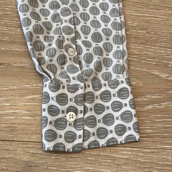 Merona Gray & White Button Down Dress Shirt - XS - Picture 6 of 9